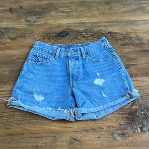 Levi’s High Rise Jean Shorts